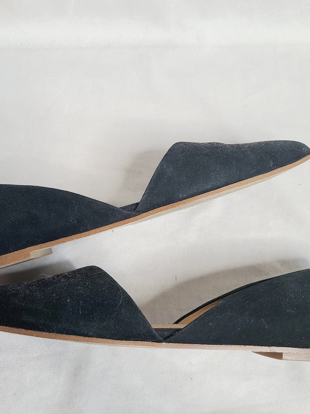 J. Crew Black Pointed D'Orsay Flats